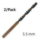 Hss Sprint Master 5.5mm X2 Sleeved Din338 Alpen Drill Bit