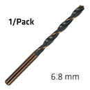 Hss Sprint Master 6.8mm X1 Sleeved Din338 Alpen Drill Bit