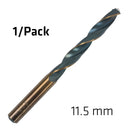 Hss Sprint Master 11.5mm X1 Sleeved Din338 Alpen Drill Bit