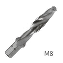 Alpen Combination Tap Plw M8 1/4" Shank