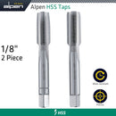 Hss Hand Tap Set Imperial G 1/8" Pouched