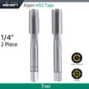Hss Hand Tap Set Imperial G 1/4" Pouched