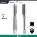 Hss Hand Tap Set Imperial G 1/2" Pouched