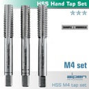 Hand Tap Set In Pouch M4 Hss 0.7mm Pitch