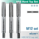 Hand Tap Set In Pouch M12 Hss 1.75mm Pitch