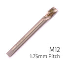 Machine Tap Cobalt 12mm Spiral Fluted In Pouch 1.75mm Pitch