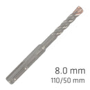 Force X 8.0 X 110/050 Sds-plus Rebar Drill Bit X4 Cutting Edges - Bulk