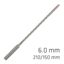Force X 6.0 X 210/150 Sds-plus Rebar Drill Bit X4 Cutting Edges - Bulk