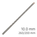 Force X 10.0 X 260/200 Sds-plus Rebar Drill Bit X4 Cutting Edges - Bul