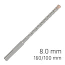 Force X 8.0 X 160/100 Sds-plus Rebar Drill Bit X4 Cutting Edges