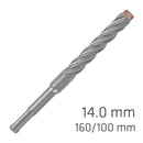 Force X 14.0 X 160/100 Sds-plus Rebar Drill Bit X4 Cutting Edges