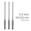 Sds Plus F4 Bit 5mm X 160 X 100 X3 Pcs Drill Hammer