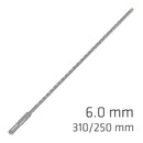 Force X 6.0 X 310/250 Sds-plus Rebar Drill Bit X4 Cutting Edges