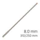 Force X 8.0 X 310/250 Sds-plus Rebar Drill Bit X4 Cutting Edges