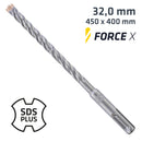 Force X 32.0 X 450/400 Sds-plus Rebar Drill Bit X4 Cutting Edges