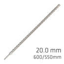 Force X 20.0 X 600/550 Sds-plus Rebar Drill Bit X4 Cutting Edges