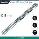 Hss Super Drill Bit 10.5mm Bulk