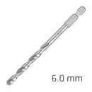 Hss Super Drill Bit Hex Shank 6mm