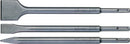 Sds Chisel Set Plastic Tube Point X250mm Flat 20x250 Flat 40x250