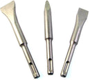 Sds Short Chisel Set Plastic Tube Point X140mm Flat 20x140 Wide 30x140
