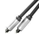 UGreen AV108 Male to Male Toslink Optical Audio Cable 2m–Grey