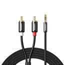 UGreen AV116 RCA to AUX 3.5mm Audio Cable 2M - Black