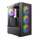 Antec AX27 RGB ELITE ATX Gaming Chassis - Black