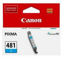 Canon CLI 481 Cyan Ink Cartridge - Compatible Printer Canon Pixma TS8140 Canon Pixma TS9140