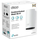 Tp-Link Ax3000 Outdoor Indoor Mesh Wi-Fi 6 Unit Speed: 574 Mbps At 2.4 Ghz + 2402 Mbps At 5 Ghz Spec: Internal Antennas 2× Gigabit Ports (Wan Lan Auto-Sensing) Ip65 Poe And Ac Power Supply Feature: Deco App Router Ap Mode Ipv6 Iptv Homeshield (Parental Co