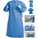 Casey Disposable SMS Fabric Reinforced Non Sterile Surgical Gown-Lightweight Durable Breathable SMS Polypropylene Reinforced Fabric Widely Used at Clinics Hospitals Examination Rooms Operating Theatres Effective Protection From Blood Borne Pathogens and L
