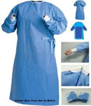 Casey Disposable SMS Fabric Reinforced Surgical Gown-Non Sterile Lightweight Durable Breathable SMS Polypropylene Reinforced Fabric Widely Used at Clinics Hospitals Examination Rooms Operating Theatres Effective Protection From Blood Borne Pathogens and L