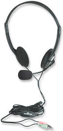Manhattan Stereo Headset - Lightweight design with microphone and in-line volume control Limited Lifetime Warranty