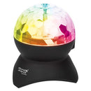 Manhattan Sound Science Bluetooth Disco Light Ball Speaker II - Colorful LED Effects Integrated Controls FM Radio MicroSD Slot USB-A Port 3.5 mm AUX Connection Black 1 year Limited Warranty
