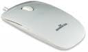 Manhattan Silhouette Optical Mouse - USB Three Buttons with Scroll Wheel 1000 dpi white Limited Lifetime Warranty