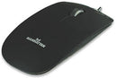 Manhattan Silhouette Optical Mouse - USB Three Buttons with Scroll Wheel 1000 dpi Black Limited Lifetime Warranty