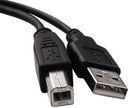 UniQue USB 1.5M Printer Cable - Hi-Speed USB 2.0 printer or scanner cable Type A Male to Type B Male for HP Canon Lexmark Epson and others.