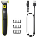 Philips OneBlade Face Trimmer - 5-in-1 Adjustable Comb Trim Edge Shave Dual Protection System Rechargeable Ni-MH Battery Type 8 Hours Full Charge 45 Minutes Run Time 0.5 W Max Power USB-A Adaptor Type 1 Year Warranty.