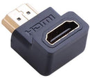uGreen Version 2 HDMI Male To Female 90 Degree Down Angle Adapter Colour Black Limited 1 Year Warranty