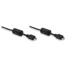 Manhattan Micro USB A male to USB Micro A male 1M -Colour:Black Limited Lifetime Warranty