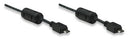 Manhattan Micro USB B male to USB Micro B male 1.8M -Colour:Black Limited Lifetime Warranty