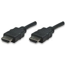 Manhattan High Speed HDMI Cable - HDMI Male to Male Shielded Black 22.5 m (75 ft.) Limited Lifetime Warranty