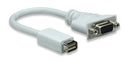 Manhattan Mini DVI 32P to VGA HD15F Cable-Easily connects a mini-DVI source with VGA cable Limited Lifetime Warranty