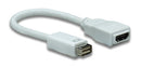 Manhattan Mini DVI 32P to HDMI 19F Cable-Easily connects a mini-DVI source with HDMI cable Limited Lifetime Warranty