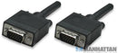 Manhattan SVGA Monitor Cable HD15M (Male) to HD15M (Male) 4.5 metres-•Connects VGA source to VGA display-Black Limited Lifetime Warranty