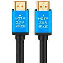 UniQue Premium High Speed HDTV Cable - 15 Meters Long 3D 4K UltraHD HD2.0 Version 60Hz Refresh Rate 24K Gold Plated Connector Aluminum Alloy Housing High Speed Ethernet Of 10/1000Mbps Network Transmission Support PS4 Blu ray Projector Set-top HDTV All App