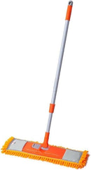 Kleaner Microfiber Extendable Flat Mop - Telescopic Design 360 Degree Rotation Both Dry And Wet Efficient Water Absorption Remove Mop Pad With One Click Machine Washed Attract Hair And Dust Strong Decontamination