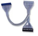 Manhattan ATA 133 Round UV Cable Rainbow Wire + UV Jacket + Silver Braid 36" Limited Lifetime Warranty