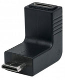 Manhattan HDMI Adapter - HDMI Mini C f to Mini C m 90° Up Angle Limited Lifetime Warranty