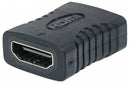 Manhattan HDMI Coupler - HDMI A female to A female straight connection Limited Lifetime Warranty