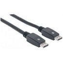 Manhattan Displayport Cable Displayport Male Displayport Male 7.5 M Black Limited Lifetime Warranty